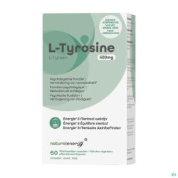 Natural Energy - l-tyrosine 500mg Caps60