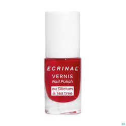 Ecrinal Vernis Silicium&tea Tree Rouge Passion 5ml