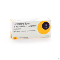 Loratadine Teva 10mg Comp 50 X 10mg