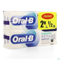 Oral-b dentifrice repair ext. fresh 2x75ml 2e -50%