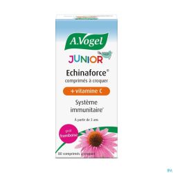 Vogel Echinaforce Junior+Vit C Framboise Tabl 80