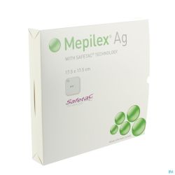 Mepilex Ag Pansement Steril 17,5x17,5cm 5 287321