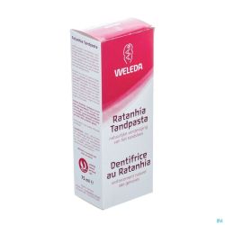 Weleda Tandpasta Ratanhia Roos 75ml