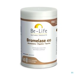 Be Life Bromelase 400 Enzymes 60 Gélules