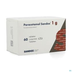 Paracetamol 1G Sandoz Tabl 60