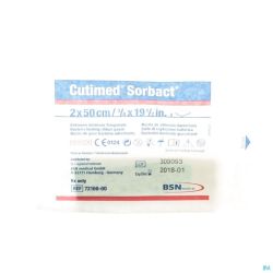 Cutimed Sorbact Gaasstrook 2x50cm 1 7216600