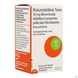 Rosuvastatine Teva 10mg Filmomh Tabl 100 Flacon