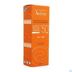 Avene Zon Ip50+ Melk Zeer Hoge Bescherm. 100ml