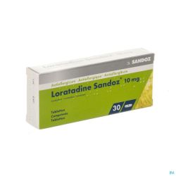 Loratadine Sandoz Comp 30 X 10 Mg