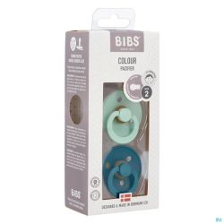 Bibs 2 Fopspeen Duo Mint/forest Lake 2