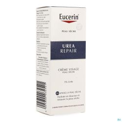 Eucerin Peau Seche Creme Visage 5% Uree Tube 50Ml