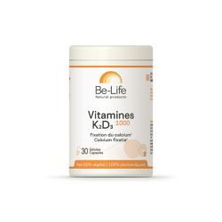 Be Life Vitamines K2 D3 1000 30 Gélules