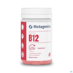 Vitamine B12 500mcg Framboise Gummies60 Metagenics