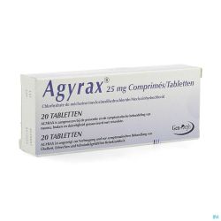 Agyrax 25mg Comp 20