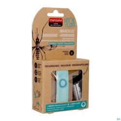 Manouka Armband A/muggen Uni Turquoise
