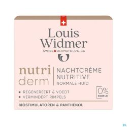 Widmer Nutrid Creme Nuit Nutritive N/parf 50ml