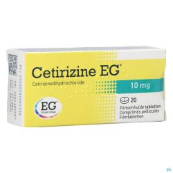 Cetirizine Eg Comp 20X10Mg