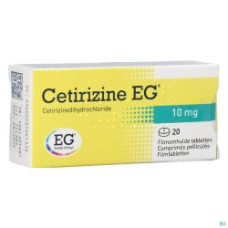 Cetirizine Eg Comp 20X10Mg