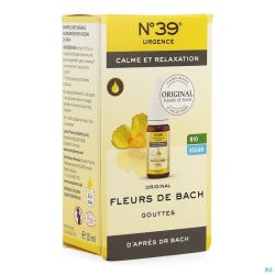 Fleurs de bach bio n39 urgence gutt 10ml