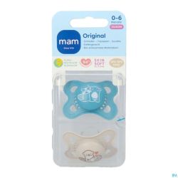 Mam Fopspeen Original Pure Siliconen 0-6m Jongen 2