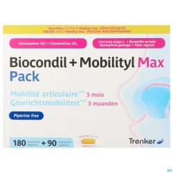 Biocondil+mobilityl Max Pack Tabl 180 Tabl 90 Nf