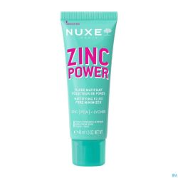 NUXE ZINC POWER FLUIDE MATIFIANT TUBE 40ML