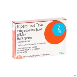 Loperamide Teva Caps 20 X 2 Mg