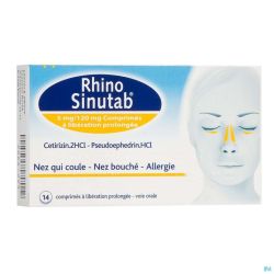 Rhinosinutab 120 Mg/5 Mg Liberation Prolonge 14