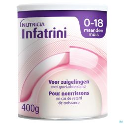 Infatrini Volledige Zuigelingenvoeding In Poedervorm 0-18 Maanden Pot 400g 