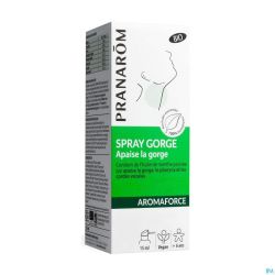 Aromaforce Bio Spray Gorge Apaisant 15Ml