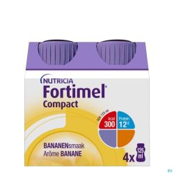 Fortimel Compact Banane 4X125Ml