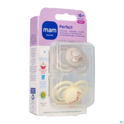 Mam Perfect Fopspeen Silicone Pure 16m+ Uni 2