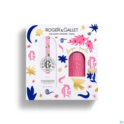 Roger&gallet Kerstset Rose 100ml + Kaars