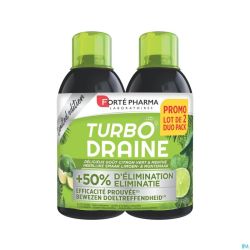 Turbodraine Munt Lime Duo 2x500ml