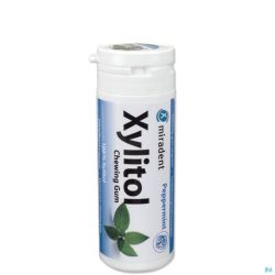 Miradent Chewing Gum Xylitol Menthe Poivree Ss 30