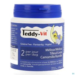 Teddy vit melisse+tilleur+camomille gomme ours 50