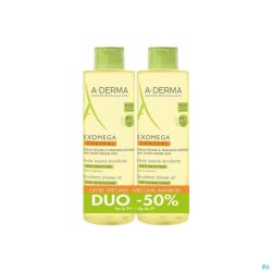 Aderma Exomega Control Huile 2x500ml Promo -50%