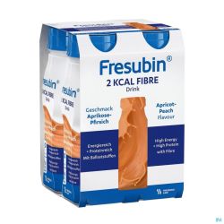 Fresubin 2 Kcal Fibre Drink 200ml Pêcheabricot/abrikoosperzik