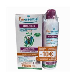 PURESSENTIEL A/POUX SH TRAIT. 150ML+POUXDOUX 200ML