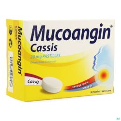 Mucoangin Cassis Past A Sucer 30X20Mg