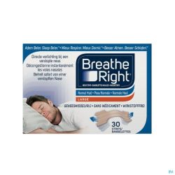Breathe Right Tan Large 30 Pack