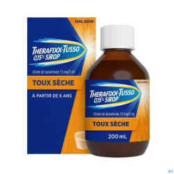 Therafixx-Tusso 0,15% Sirop 200Ml