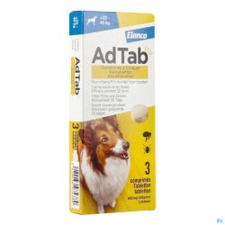 Adtab 900mg Hond >22kg-45kg Kauwtabl 3