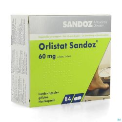 Orlistat Sandoz Caps Dure 84 X 60 Mg