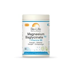 Be Life Magnesium Bisglycinaat 750 + Vitamine B6 90 Capsules