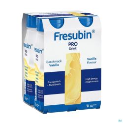 Fresubin Pro Drink Vanille 4X200Ml