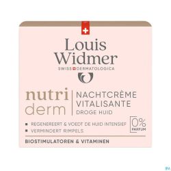 Widmer Nutrid Creme Nuit Vitalisante N/parf 50ml