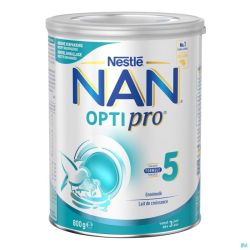 Nestlé NAN Optipro 5 Lait de Croissance Bébé 3+ 800g