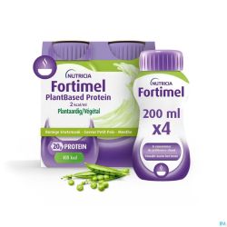 Fortimel Plantbased Protein Romige Erwt 4x200ml