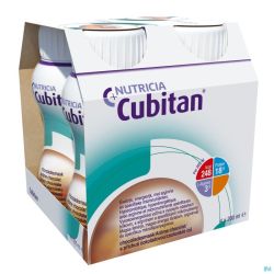 Cubitan Arôme Chocolat Bouteilles 4x200ml